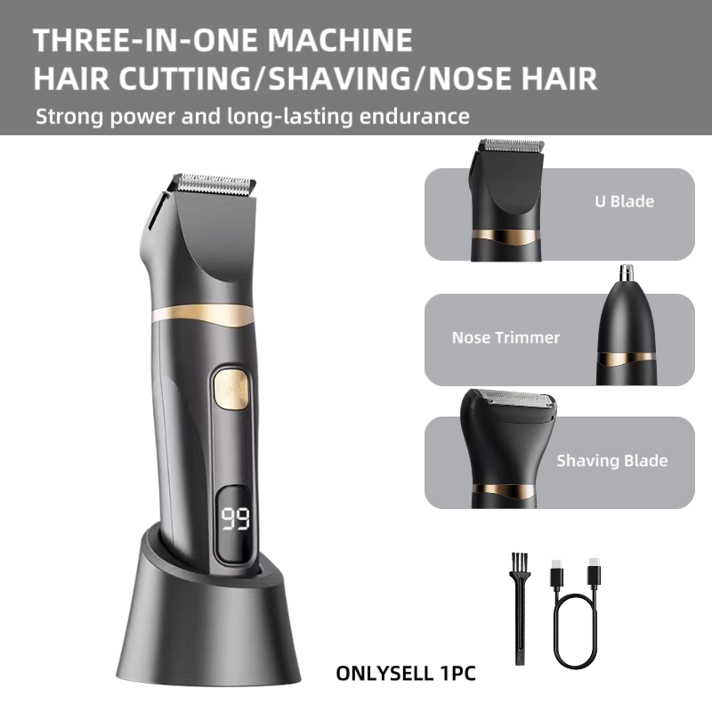 Men'S Grooming Ear Hair - 3-delige huishoudelijke elektrische verzorgingsset, haartrimmerset met