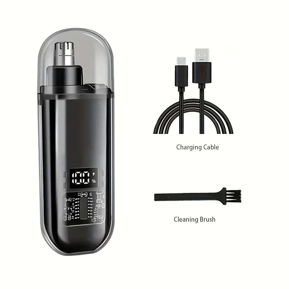 Men'S Grooming Ear Hair - Elektrische mini neus- en oorhaartrimmer, compact,