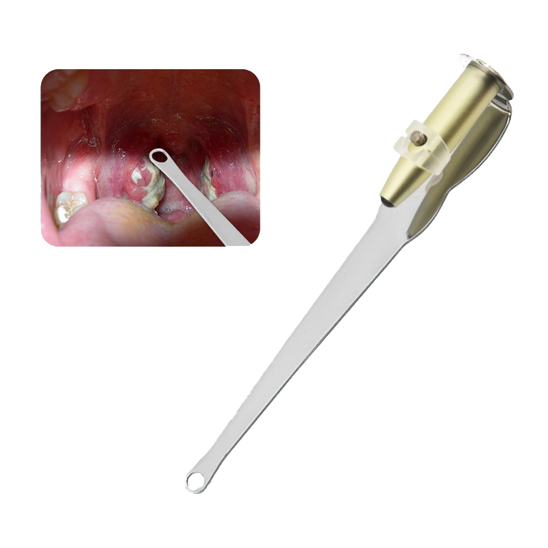 Ear Wax Remover - ~Oorsmeer- en tonsilstenenverwijderaar met LED-lampje, roestvrij