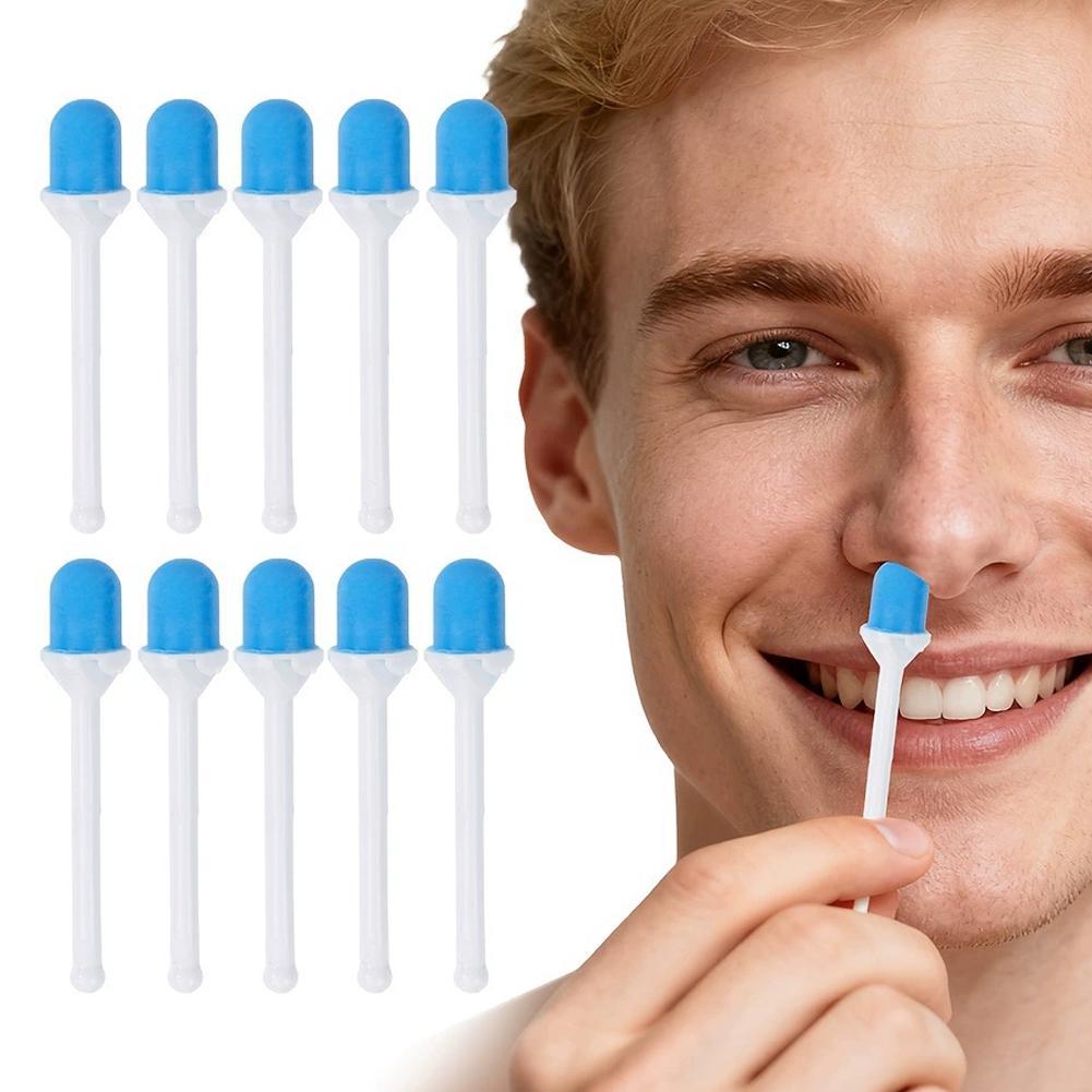 Ear Wax Remover - 10 stuks wegwerp neuswaxstokjes, draagbare geïntegreerde