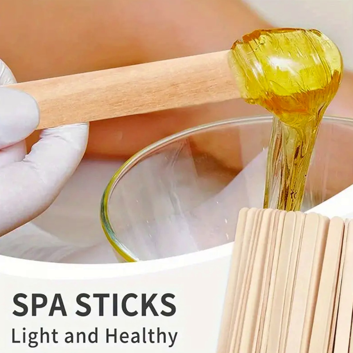 10 stuks wegwerp houten waxsto - Hair Wax Stick recensie en prijs