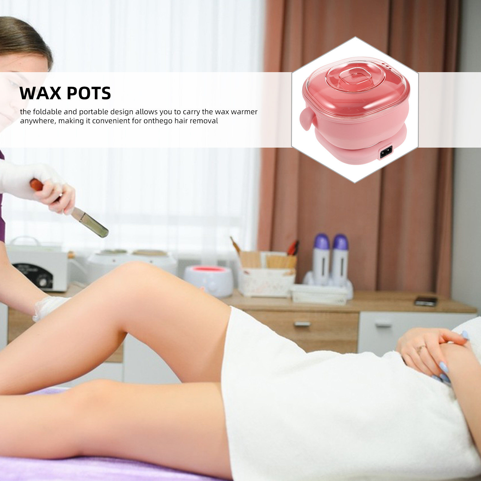 Vouwbare draagbare siliconen w - Hair Wax Stick recensie en prijs
