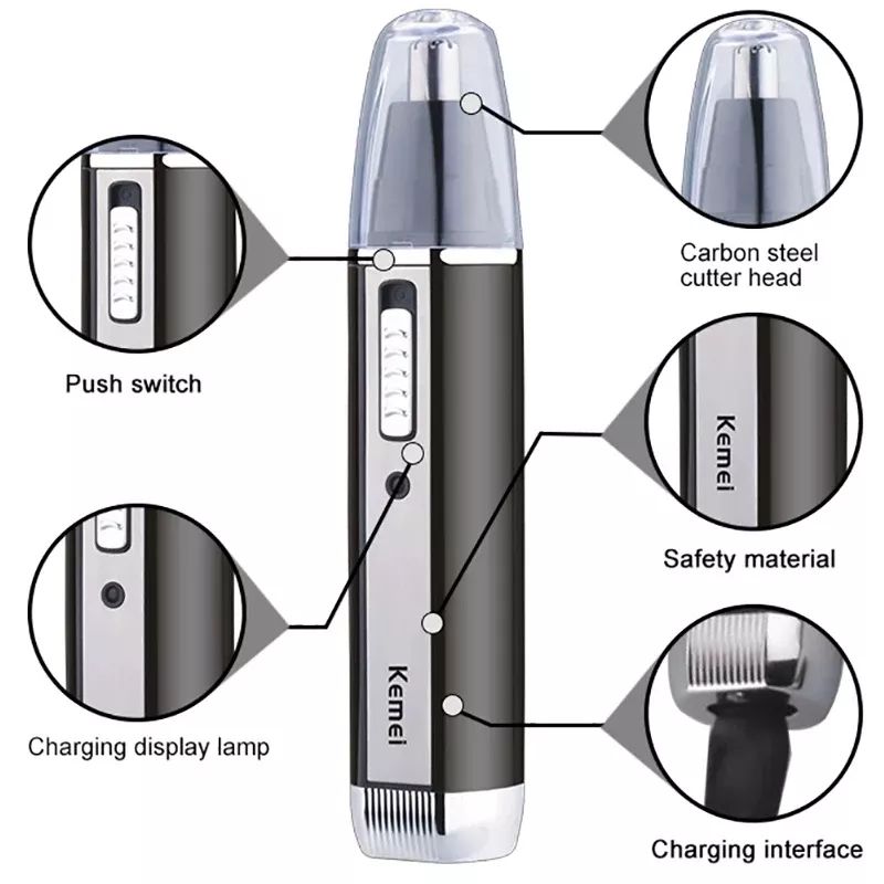 Kemei Oplaadbare Elektrische A - Men'S Grooming Ear Hair recensie en prijs